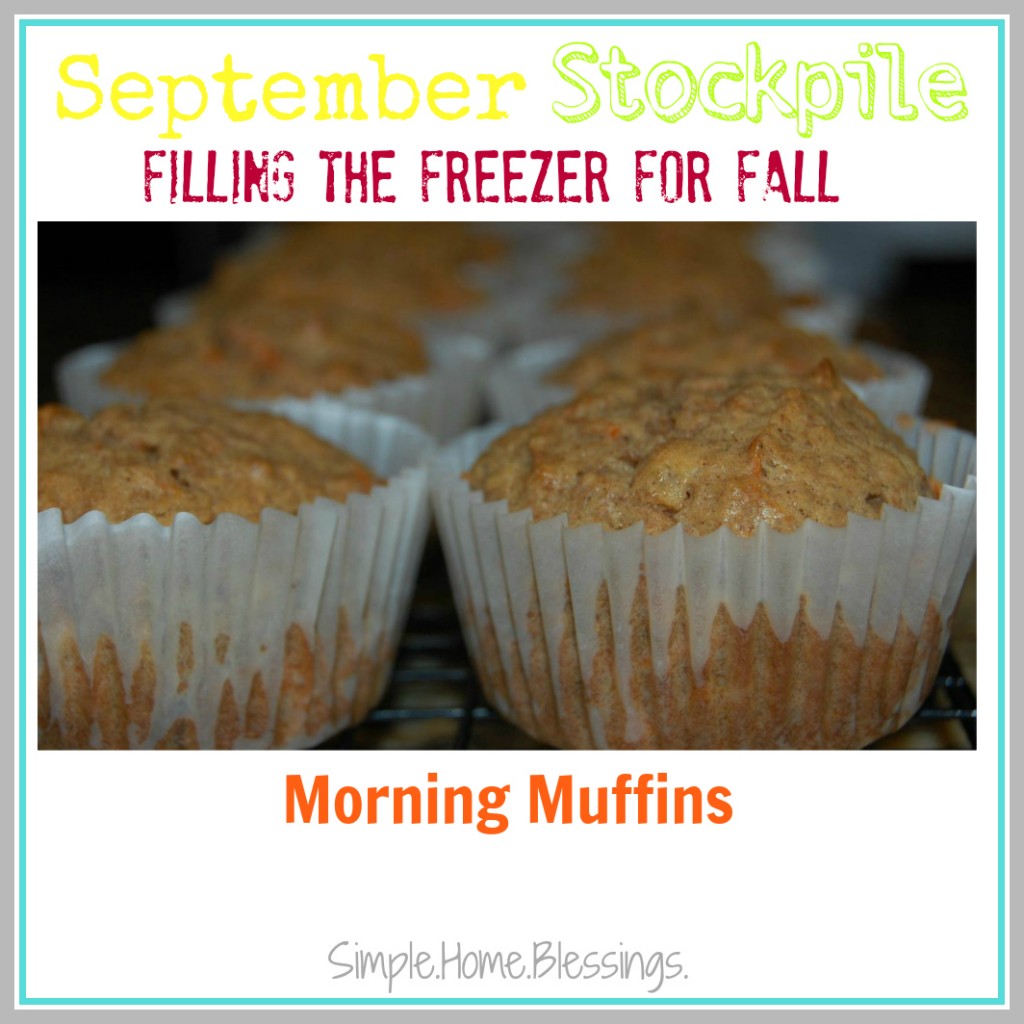 September Stockpile Morning Muffins