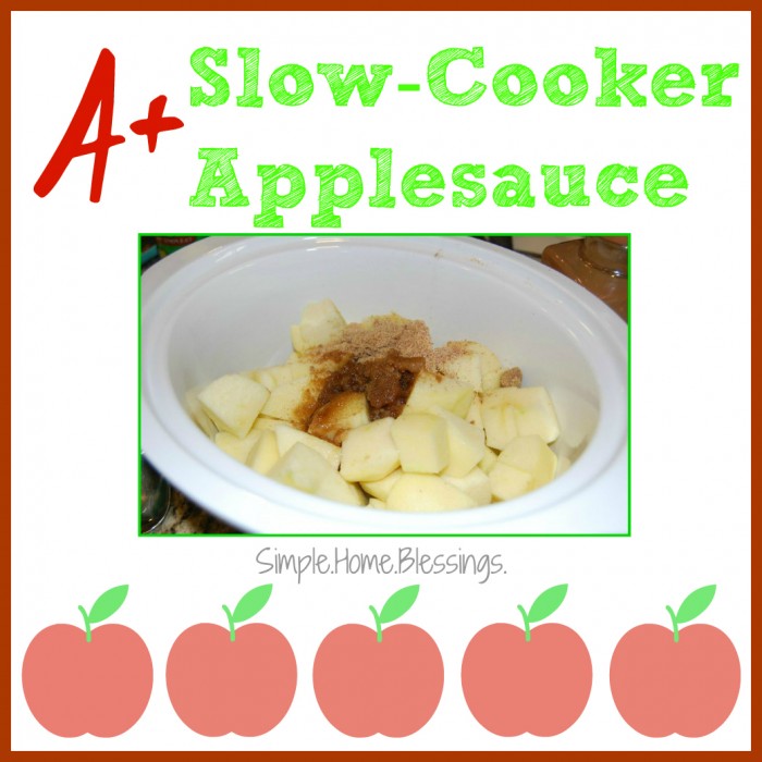 A+ Slow-Cooker Applesauce