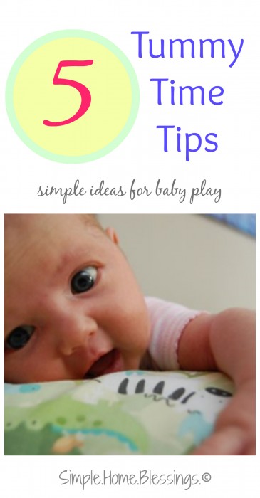 5 tips for tummy time with baby