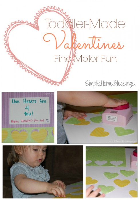 Toddler-Made Valentines