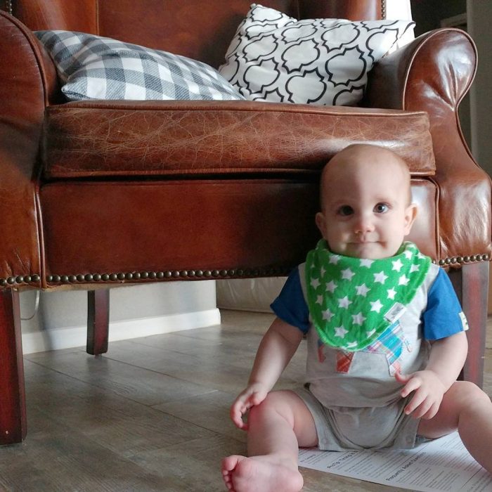 Teething TIp #3 Good cotton backed Bibs are SO necessary for all the drool!