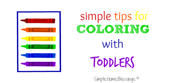 2 simple tips for coloring with toddlers