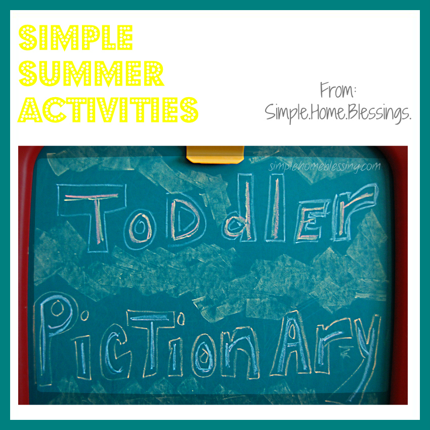 Simple Summer Activities_Toddler Pictionary