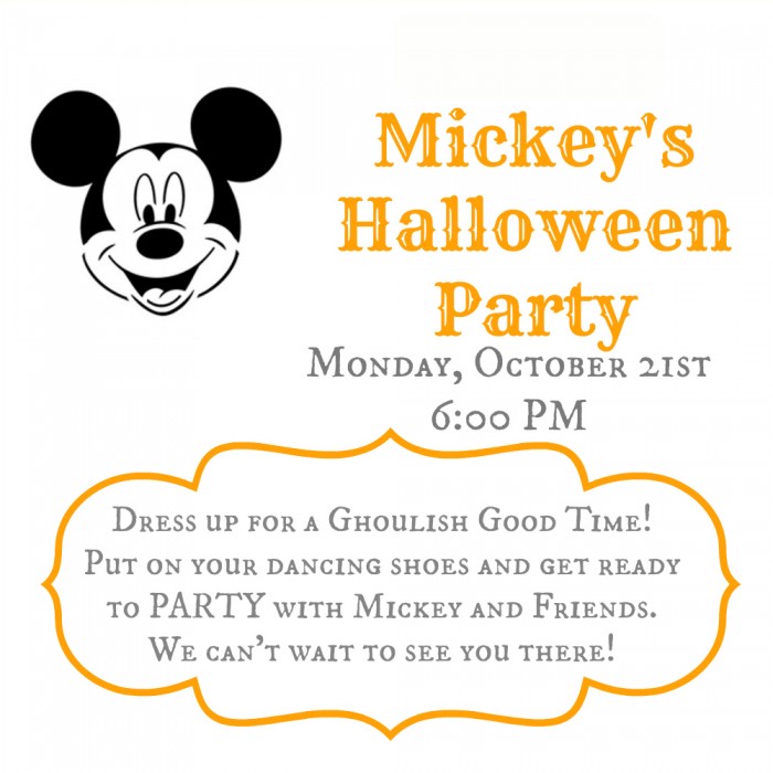 Mickey's Halloween Invite 2
