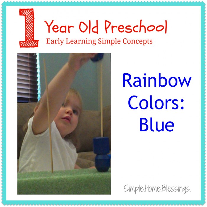 1 year old preschool blue