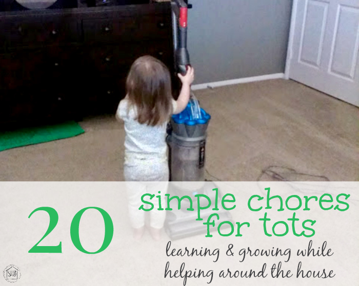 20 simple chores for tots