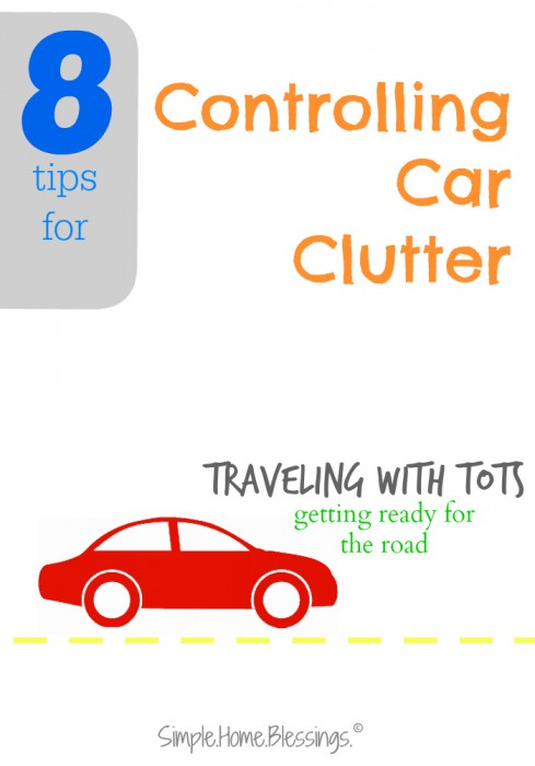 Traveling with Tots Controlling Car Clutter
