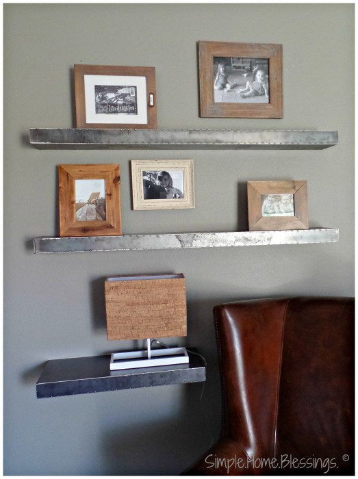 create a layered look for shelves, step 2
