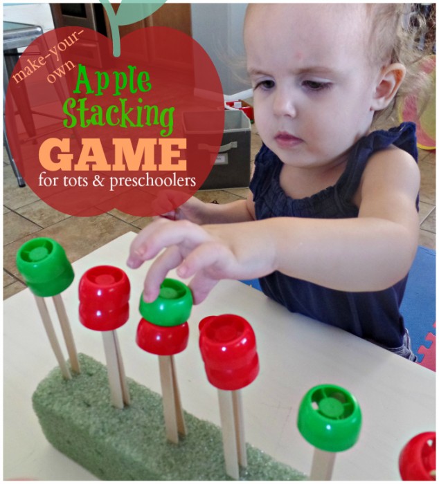 Apple Stacking Game for Toddlers and Preschoolers - simple fun!