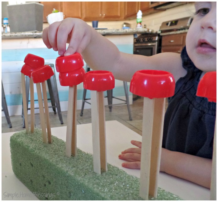 Apple Stacking Game for Preschool and Toddlers - so simple, so fun!