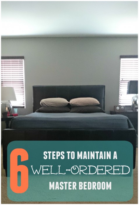 6 steps to maintain a well-ordered bedroom
