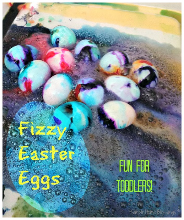 Fizzy Easter Egg activity for tots