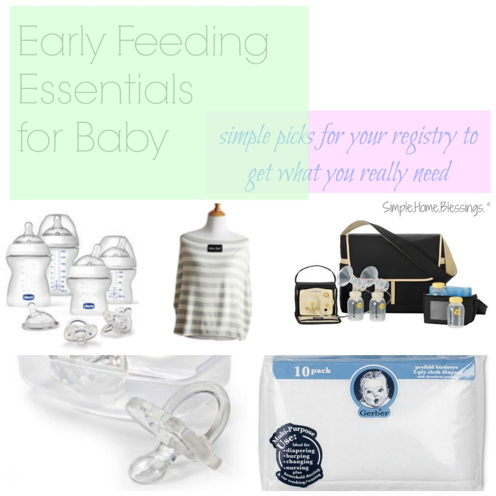 early feeding essentials for baby