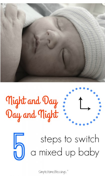 Baby Sleep tips, helping baby switch from night to day