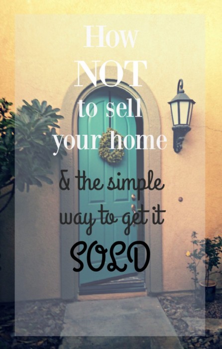 The simple way to sell a home.  This person tried and failed to sell her home by herself.  Here's what she did to sell her home and why it worked. 