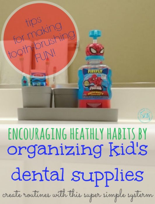 encourage kids to brush their teeth with this simple system and tips to make tooth brushing FUN!