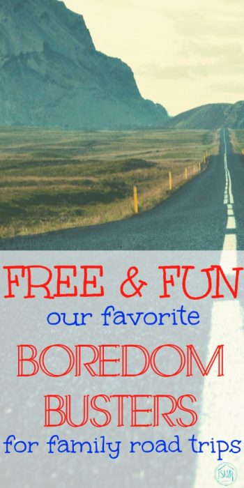 free and fun road trip  boredom busters - for families with preschool age kids