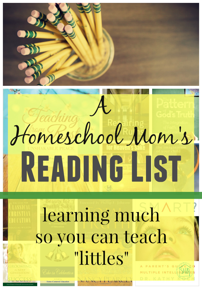 Homeschooling with Peace, a homeschool mama's reading list for the school year