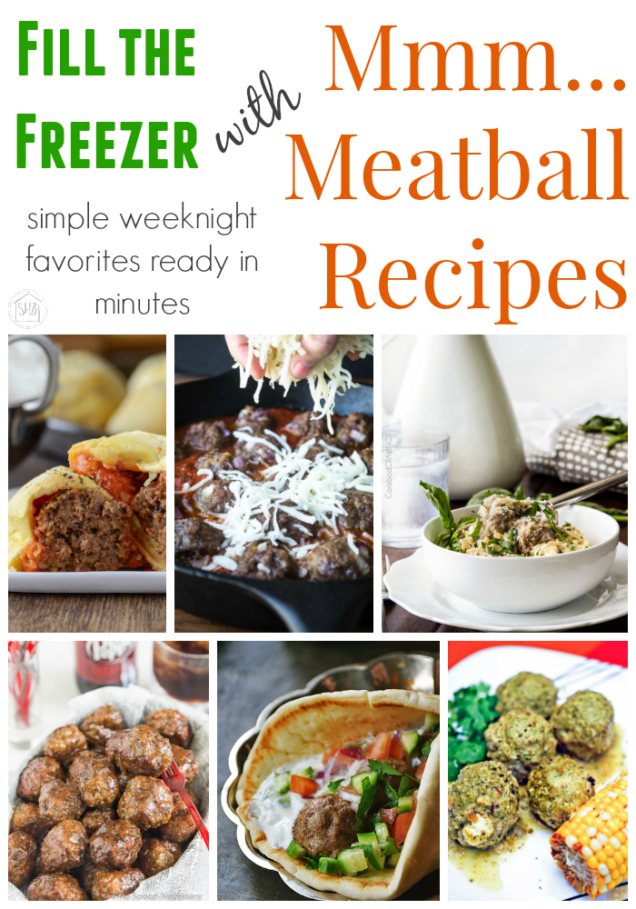 Meatball Recipes perfect for fall.