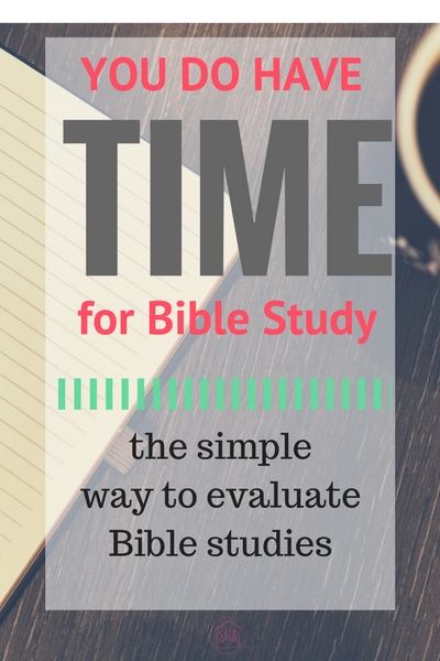 the simple way to evaluate Bible studies