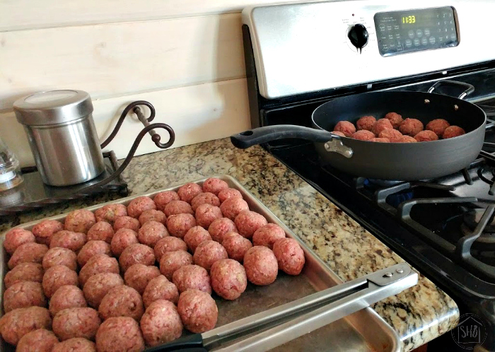preparing meatball recipes for the freezer