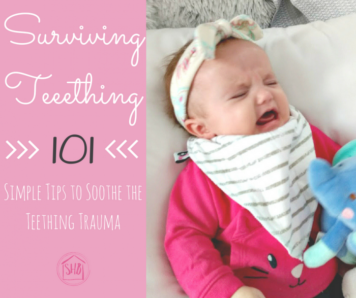 Surviving Teeething - simple teething tips from a mom of 4