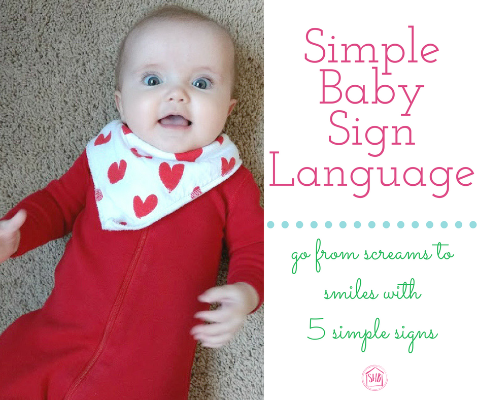 Super simple Baby sign language. Communicate with baby with these 5 signs that are life-changing!