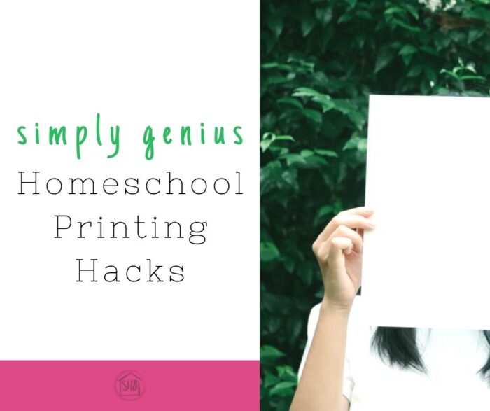 Homeschooling?  Feel like a genius with these simple printing tips.  