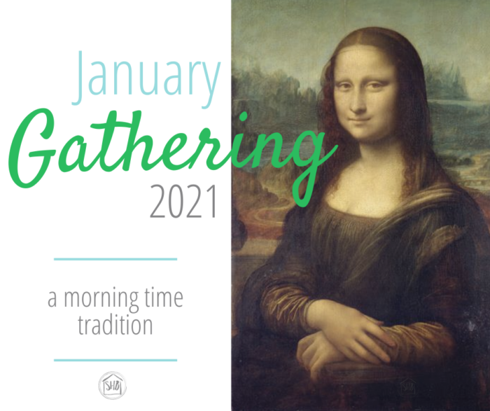 January 2021 Gathering - morning time placemats and extras to make your morning time simply shine with goodness, truth, and beauty