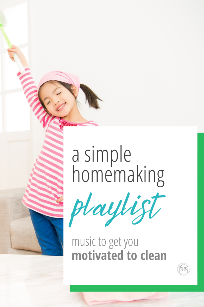 a simple 5+ hour cleaning playlist, music to motivate you to clean your house; also includes a selection of favorite podcasts/audiobooks