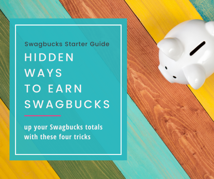 Super simple ways to earn hidden Swagbucks. Unlock the hidden earning potential of Swagbucks with these tips. Do you know these?