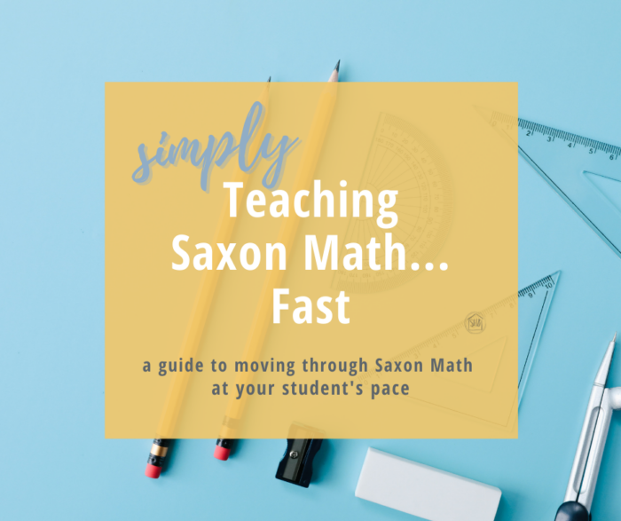 how to teach Saxon Math Fast - a simple guide for making sure your elementary student is challenged to think and talk in math